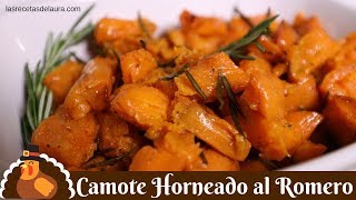 Camote al Horno con Romero para Thanksgiving 🦃 Comidas Saludables [upl. by Raeann]