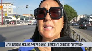 Palermo Viale Regione Siciliana altezza di via Perpignano i residenti chiedono autovelox [upl. by Sema]