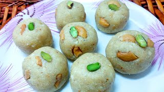 सूज़ी और खोया के लड्डू एक बार इस तरह बना कर तो देखिए  Suji Mawa Laddo Recipe [upl. by Aracaj]