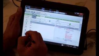 Sage CRM sur Tablet PC [upl. by Lisette]