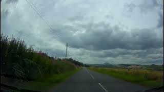 Summer Road Trip Drive With Music On History Visit To Cupar North Fife Scotland [upl. by Lladnew]