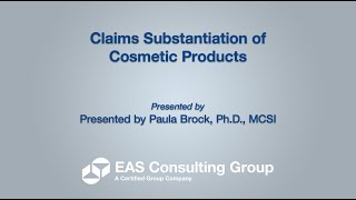 Claims Substantiation of Cosmetic Products [upl. by Silisav711]