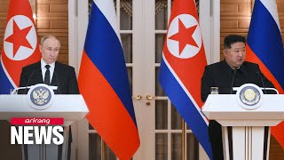 Kim Putin sign Comprehensive Strategic Partnership Agreement promising mutual support [upl. by Helbonia]