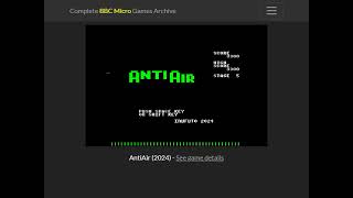 Gameplay  2407 AntiAir BBC Micro  13 [upl. by Notlad]