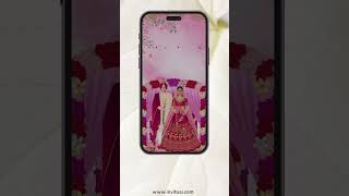 Digital Wedding Invitation Video  Online Animated Video Invitation Maker  AI1029 [upl. by Ause405]