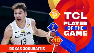 Rokas Jokubaitis 15 PTS  TCL Player Of The Game  LTU vs MEX  FIBA Basketball World Cup 2023 [upl. by Lleynad]