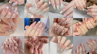 Beautiful and classy Nail art designs for women 😍 Nail art designs 🤩 Nail polish 💅 nailart gold [upl. by Asiar]