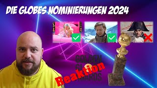 DIE GOLDEN GLOBES  NOMINIERUNGEN 2024  Reaktion [upl. by Walrath777]