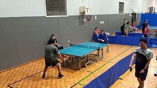 2024 south pennants table tennis Zipeng Li vs Ajan Khanna set 4 [upl. by Kassab]