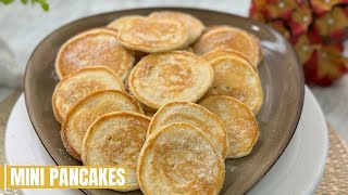 Mini Pancakes Recipe  Few ingredients  Delicious amp Yummy Kids Special Breakfast Recipe [upl. by Hainahpez]