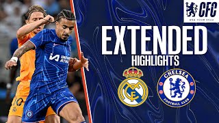 Real Madrid 21 Chelsea  EXTENDED HIGHLIGHTS  Chelsea USA Tour 2024 [upl. by Giglio259]