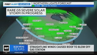 Aurora lights up skies amid solar storm [upl. by Aekan]