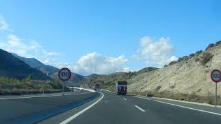 autovia A44 motril granada  tramo embalse de rules [upl. by Ahtelrac]