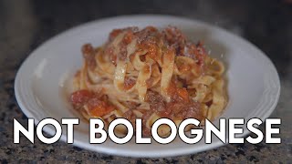 Handmade Meat Sauce Pasta  NOT BOLOGNESE  Naan Central [upl. by Baird]