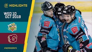 HIGHLIGHTS Stena Line Belfast Giants vs Guildford Flames [upl. by Hsepid169]