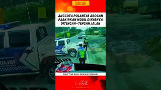 SOPIR TRUK DIBUAT KESAL DENGAN ULAH OKNUM POLANTAS polisi polri polisiindonesia beritaterkini [upl. by December]