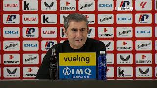 Ernesto Valverde quotquotHemos hecho un partidazo pero esto es asíquot [upl. by Etnemelc]