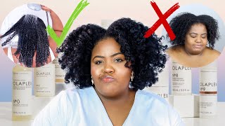 DONT WASTE MONEY I Was WRONG about OLAPLEX on Type 4 Natural Hair  Honest Review of Olaplex 09 [upl. by Kela835]