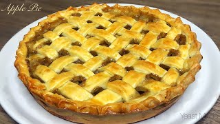 APPLE PIE Recipe  How to make LATTICE  WOVEN Pie Top [upl. by Adnerak68]