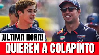 ¡BOMBAZO LOS PATROCINADORES DE CHECO PÉREZ SE VAN CON FRANCO COLAPINTO [upl. by Tesler]