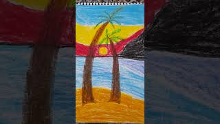 Creating a Landscape with Oil Pastels [upl. by Yelknirb283]