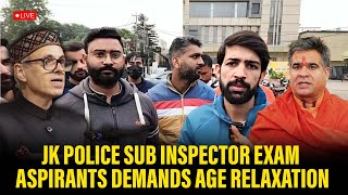 JK Police sub inspector exam Aspirants Demands Age Relaxation [upl. by Inan487]