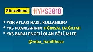 YÖK ATLAS NASIL KULLANILIR  YKS YIĞINSAL DAĞILIM TABLOSU NE ANLAMA GELİYOR [upl. by Dalis]