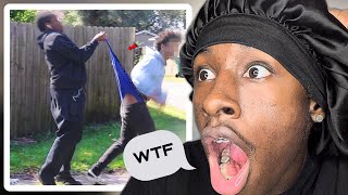 BOLDEST Prank I’ve EVER SEEN Wedgie Prank On People In The Hood [upl. by Weinreb970]