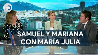 Samuel García y Mariana Rodríguez en entrevista con María Julia Lafuente [upl. by Allerus]