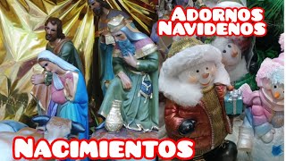 😱 NACIMIENTOS ⛄🎄❄️TAZASFLOREROSADORNOS NAVIDEÑOS en CDMX [upl. by Millan]