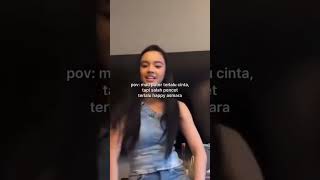 LYODRA ASIK JOGET LAGU HAPPY ASMARA TERLALU VERSI KOPLO dancechallenge meme lyodra happyasmara [upl. by Hakvir]