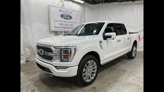 Star White 2022 Ford F150 Limited Review  MacPhee Ford [upl. by Rosita]