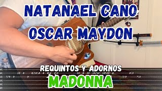 TABS Madonna  Natanael Cano  Oscar Maydon  Tutorial  REQUINTOS  ADORNOS  Guitarra [upl. by Renate617]