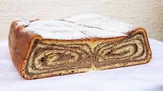 Making Slovenian Potica  From Walnut to Roll Cake [upl. by Yesllek]