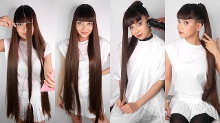 Hair2U  Yan Haircut Part 1 Bangs and Nape Buzz Preview [upl. by Bevan]