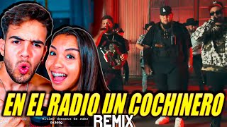 REACCION a EN EL RADIO UN COCHINERO REMIX [upl. by Aivul]