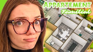 PETIT appartement pour CINQ Sims  Les Sims 4 👨‍👩‍👧‍👦 [upl. by Eldnar]