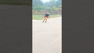 Fast crossover👈😲trollface skaterboy speedskating professional inlineskate indianskater [upl. by Sholley]