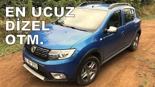 En ucuz dizel otm  Dacia Sandero Stepway test sürüşü 2017 [upl. by Yk73]