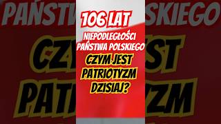 Czym jest patriotyzm dzisiajshortsindependenceday patriotyzm polska 11Listopada [upl. by Amhser]