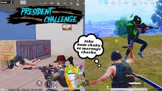 NUNU KI WAJAH SE PRESIDENT CHALLENGE COMPLETE HUA BGMI [upl. by Nahgeem]