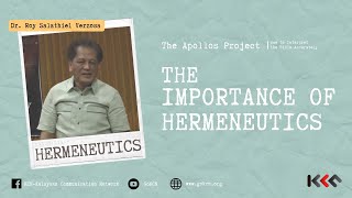 Hermeneutics The Importance of Hermeneutics [upl. by Giark]