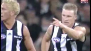 Nathan Buckley shrugs off Carlton Champion Anthony Koutoutafeces [upl. by Tri]