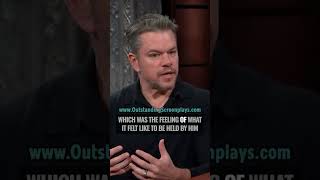 Matt Damon on the Dream about his deceased Father [upl. by Dotson413]