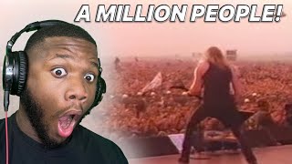 16 Million People was HERE🎵 Metallica Enter Sandman Live Moscow 1991 Reaction [upl. by Gorski]