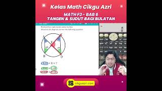 Matematik Tingkatan 3  Bab 6  Tangen amp Sudut bagi Bulatan [upl. by Lehacim]