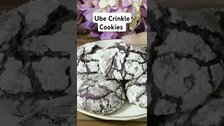 Easy Ube Crinkle Cookies shorts ubecrinklecookies crinklecookies ubecookies pinoydessert yummy [upl. by Eiznekam]