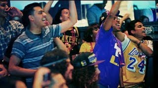 Lakers Lose But Fans Win Big at ESPN Zone with Lakers Nation [upl. by Grissom]