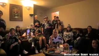 Seattle Seahawks Fan Reaction VS Patriots Superbowl XLIX 49 [upl. by Chatterjee602]