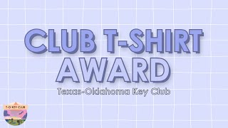 Club TShirt Award [upl. by Enala]